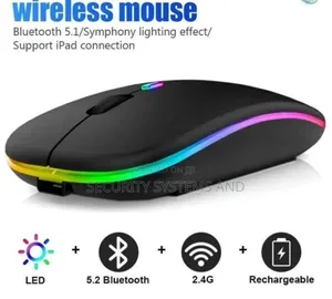 Bluetooth Wireless Mouse - Rechargeable With Slim Design