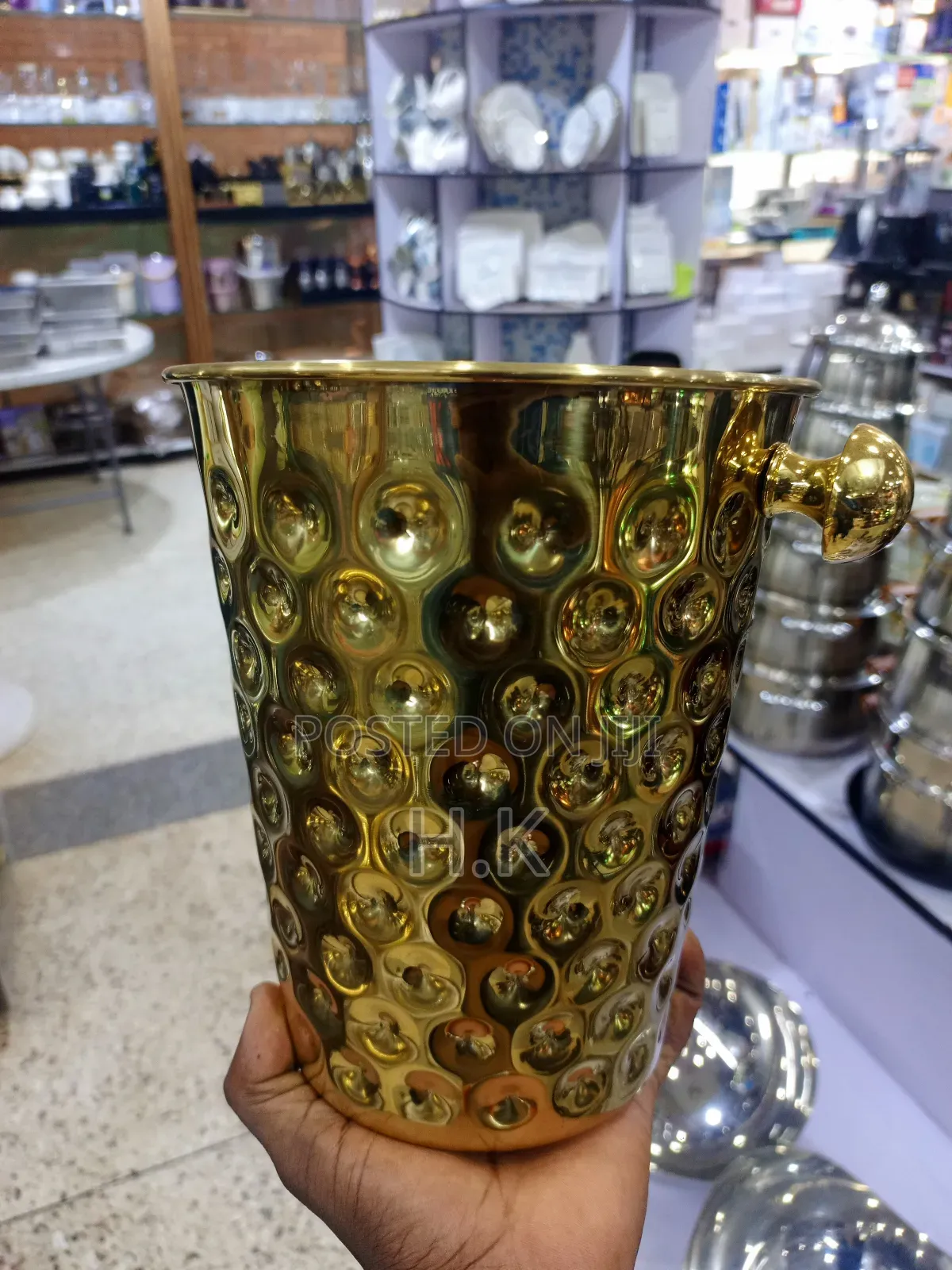 Golden Ice Bucket.