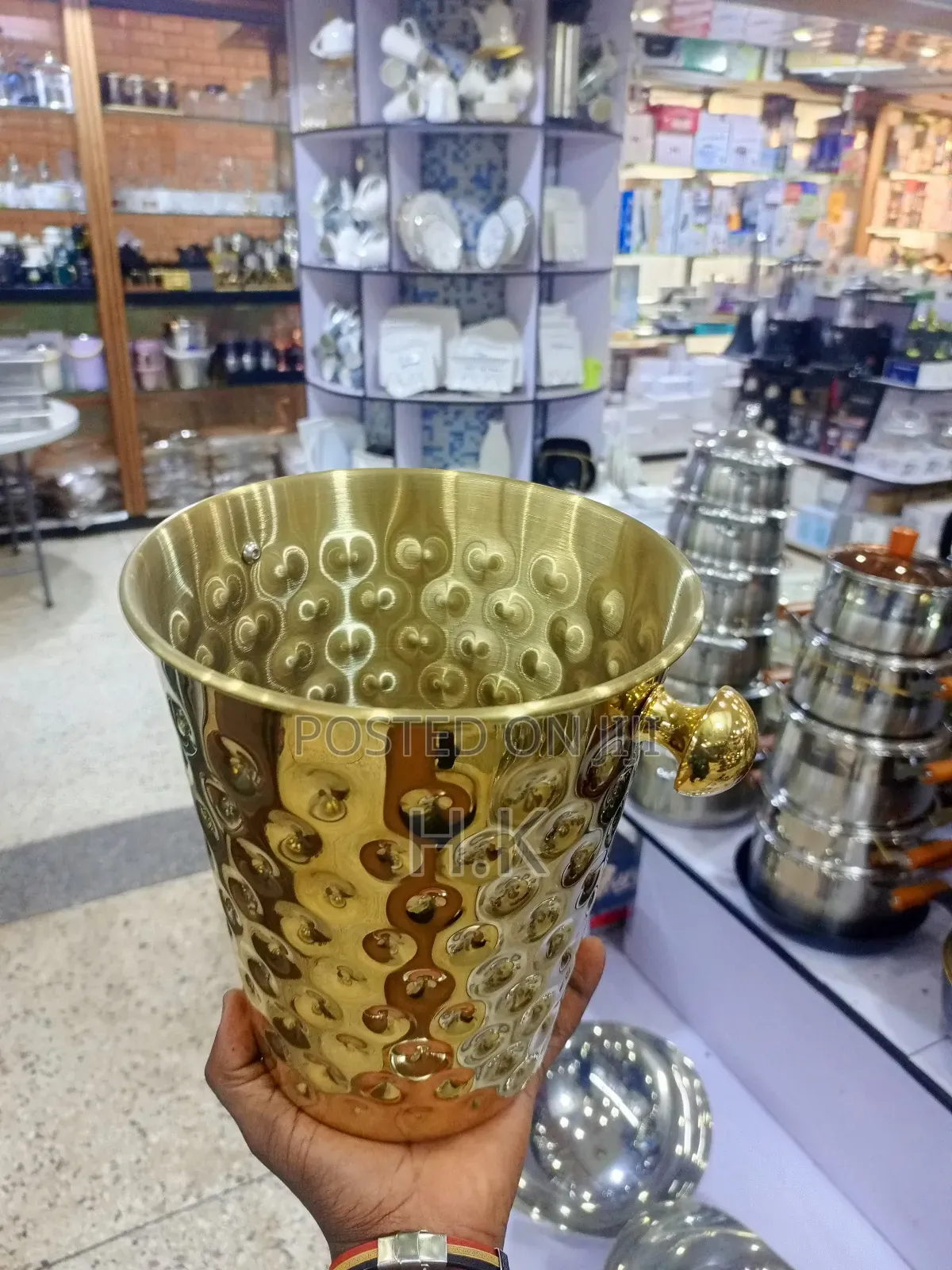 Golden Ice Bucket.