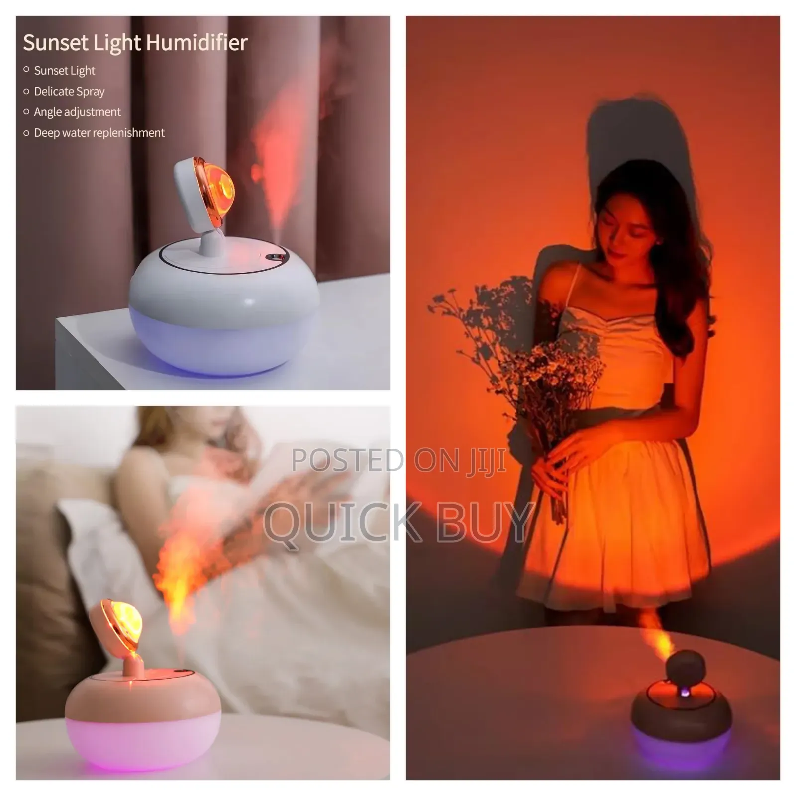 2-in-1 Sunset Light Humidifier.