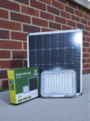 SFL 500w Blue Carbon Solar Flood Light for Security Compounds