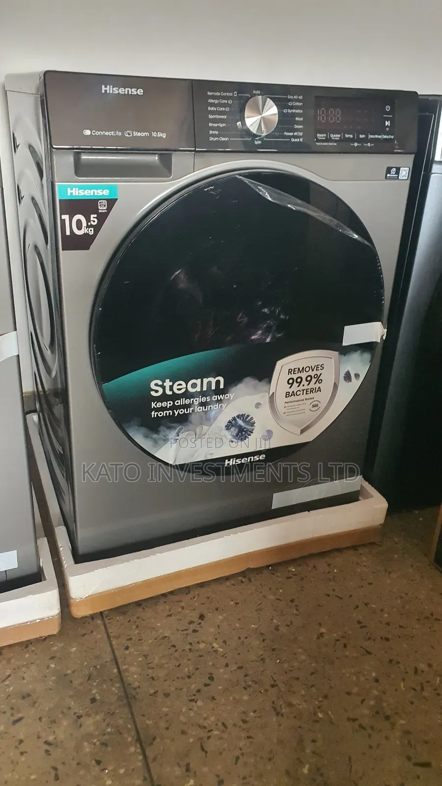 10.5kg Washer And Dryer Hisense Washing Machine