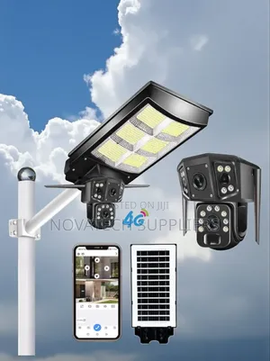 450w Solar Led Light With Wireless Security Camera