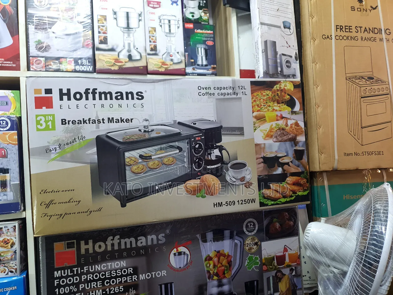 3 In 1 Breakfast Maker Oven 12l Capacity