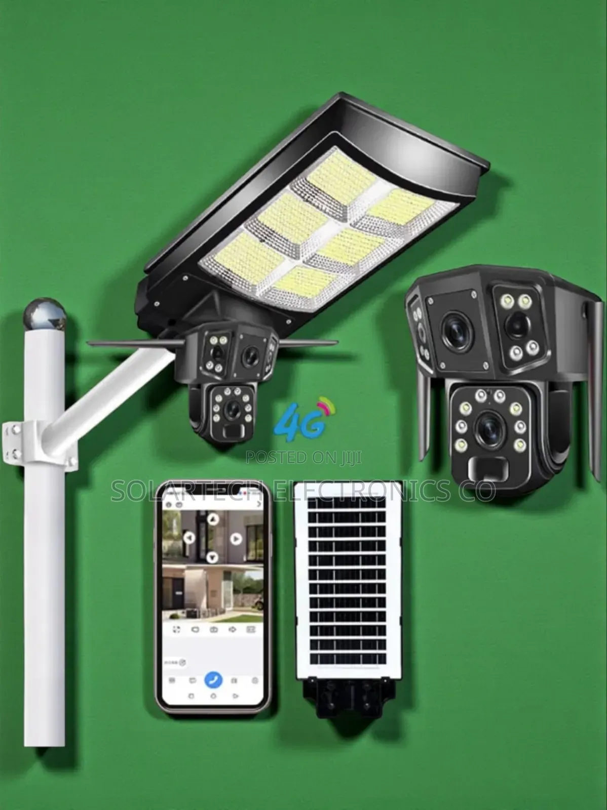 450w Solar Light Camera System – App Controlled