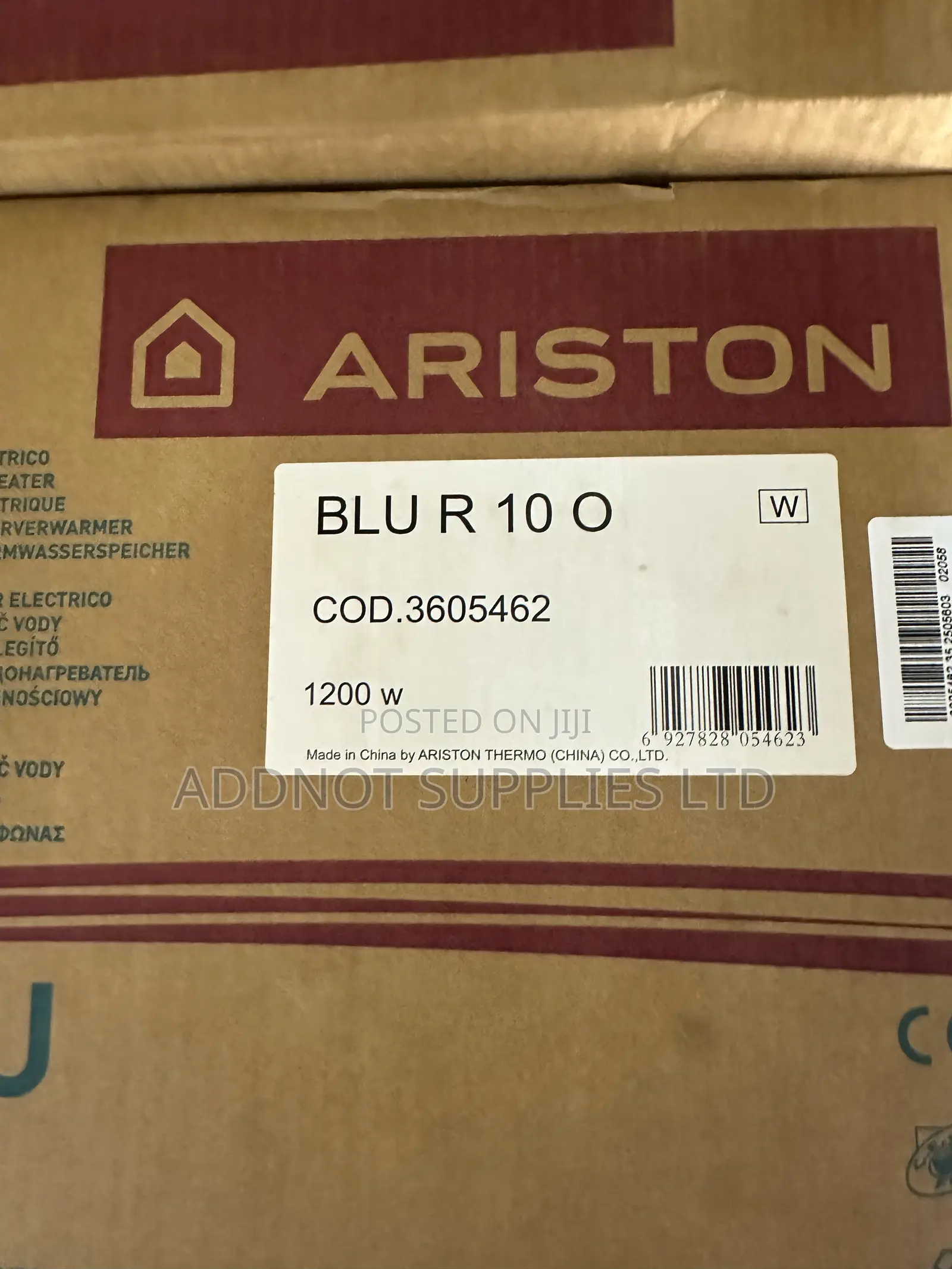 Water Heaters Ariston 10ltrs