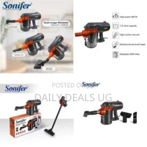 Sonifer Powerful Suction Stick Handheld Vacuum Cleaner