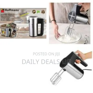 Hoffmans Hm-929 Electric 600w Hand Mixer With Double Rod Design