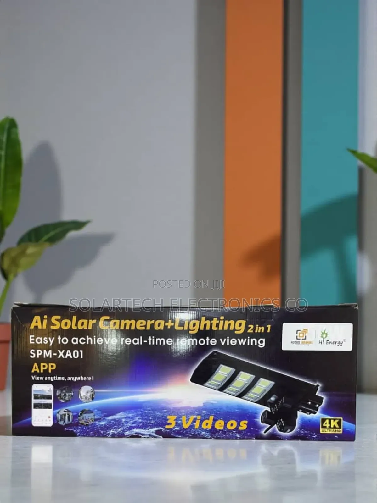 Hi Energy Ai Solar Camera Light 2-in-1 With Wifi
