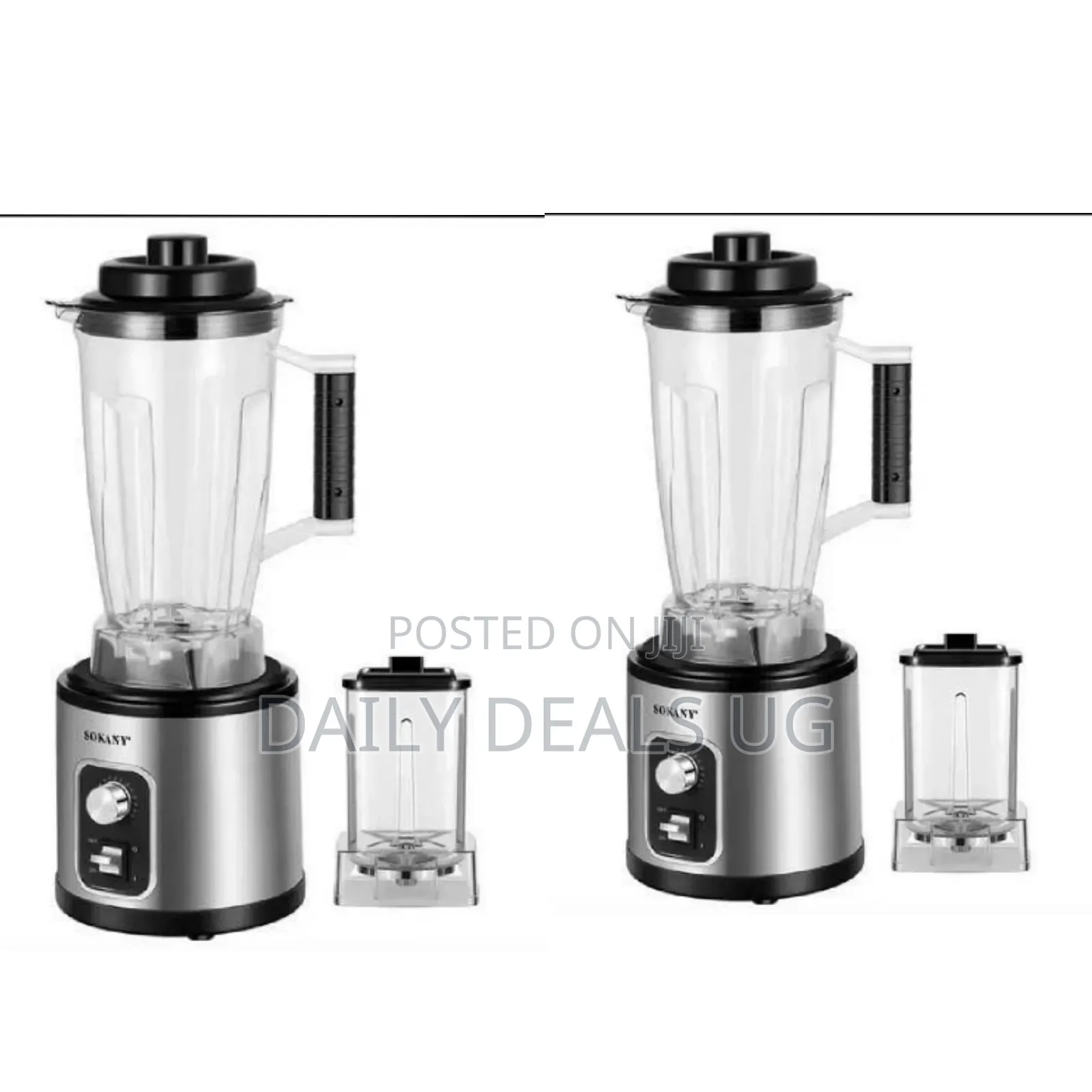 Sokany Powerful 2-in-1 Multi-Purpose Blender and Grinder - Multicolor