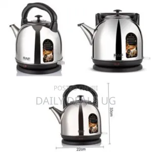 Raf Stainless Steel Classic Style Electric Kettle, 4 Litres-Multicolor