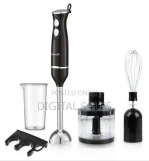 Saachi 4 in 1 Hand Blender With Dough Mixers and Vegetable Cutter