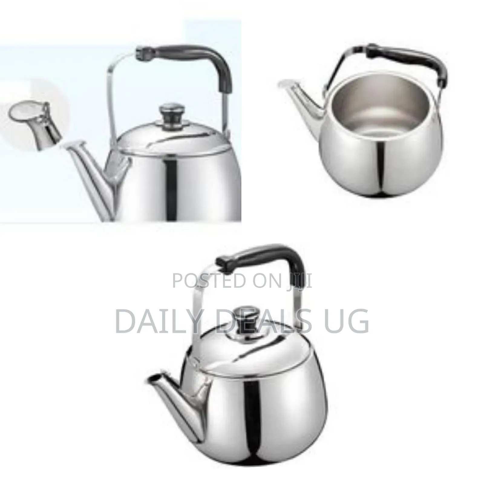 Classic Stainless Steel Stovetop Kettle With Ergonomic Handle