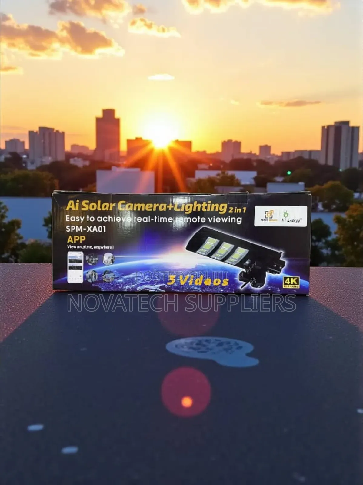 Hi Energy Smart Solar Light With Phone Viewing