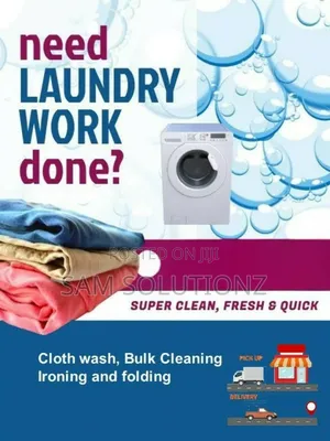 Laundry Wash, Dry And Fold Services.