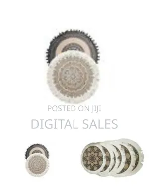 Set of 4 Boho-Chic Fringed