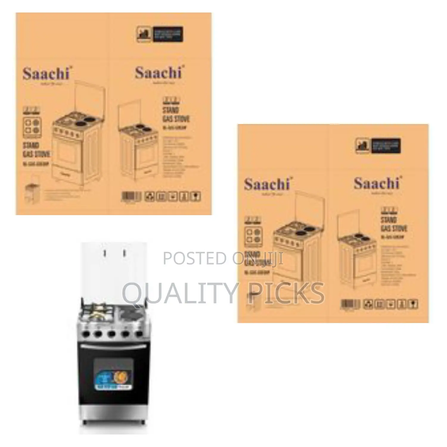 Saachi 3in 1 Stand Gas Stove
