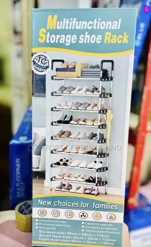 Metallic Shoe Rack