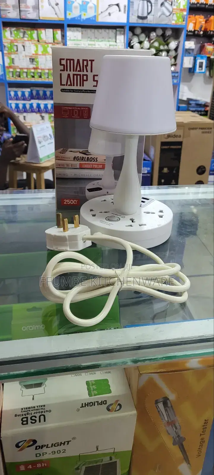 Bedside Lamp and Power Extension 2in1