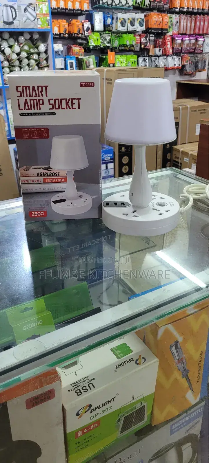 Bedside Lamp and Power Extension 2in1