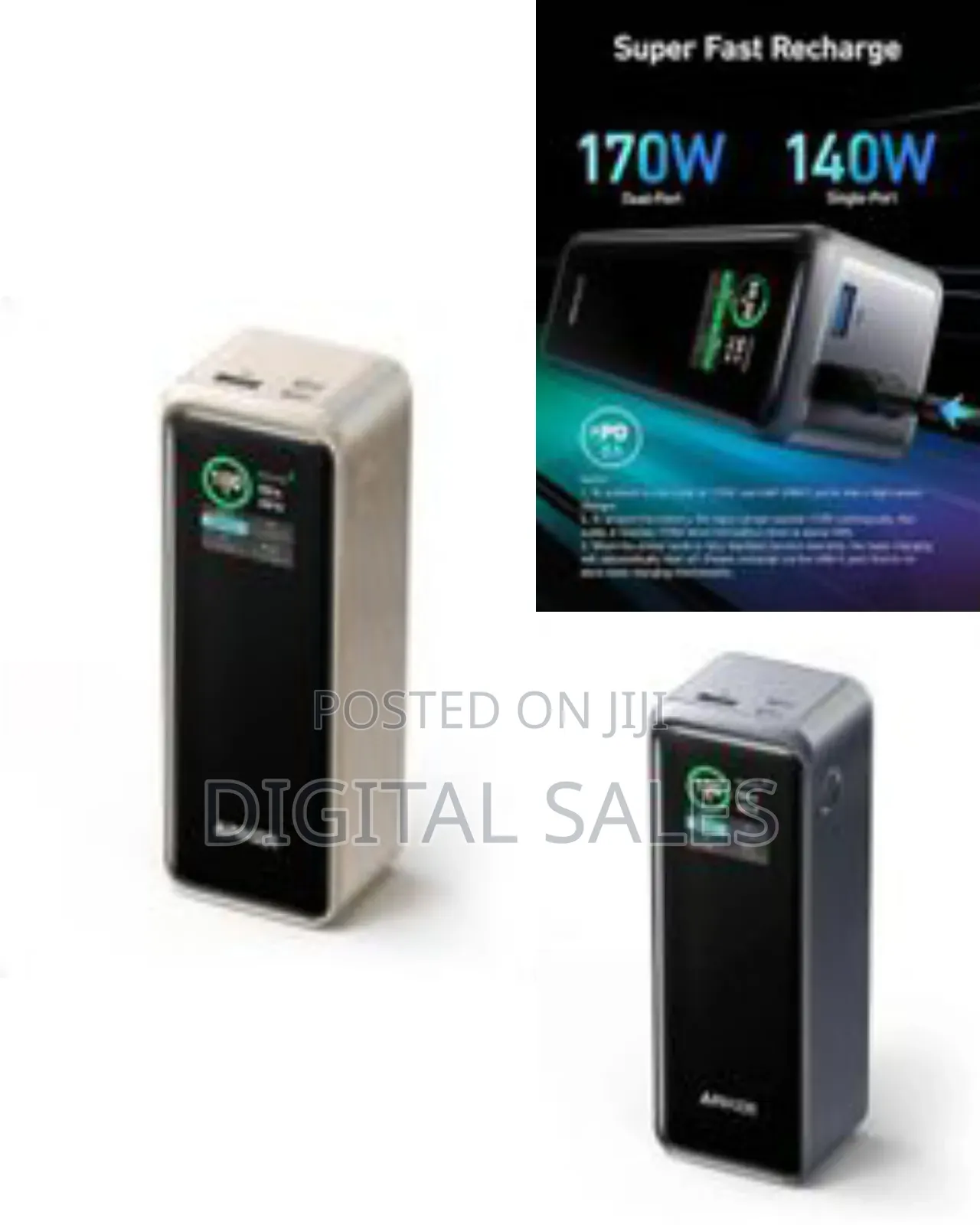 Anker High-Capacity Portable Power Bank - Multi-Device Charging