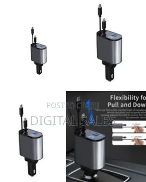 Retractable Car Charger, 100 4in 1