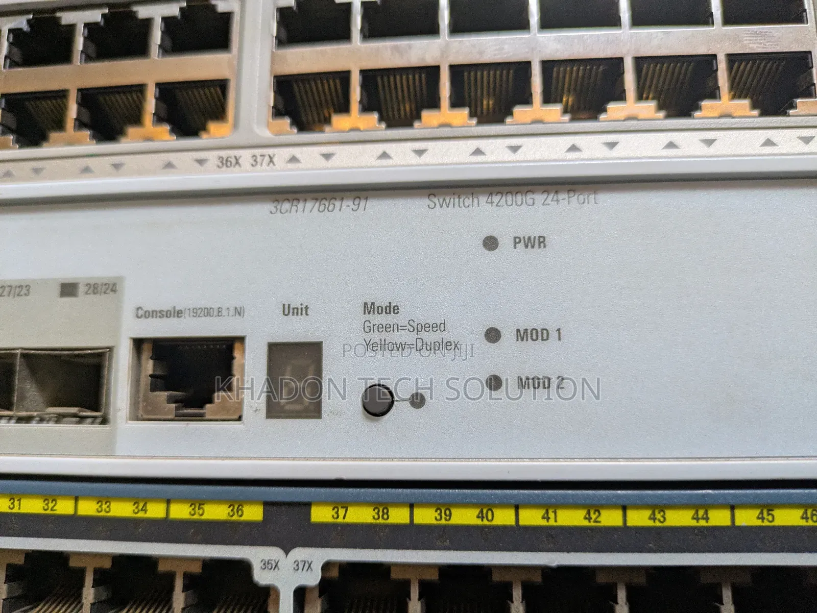 3com 3cr17661-91 24 Port 10/100/1000 Ethernet Switch Managed Stackable