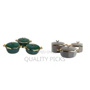 Luxury 3-Piece 2.1/2.6/3.1qt Hot Pot Food Warmer/Cooler,