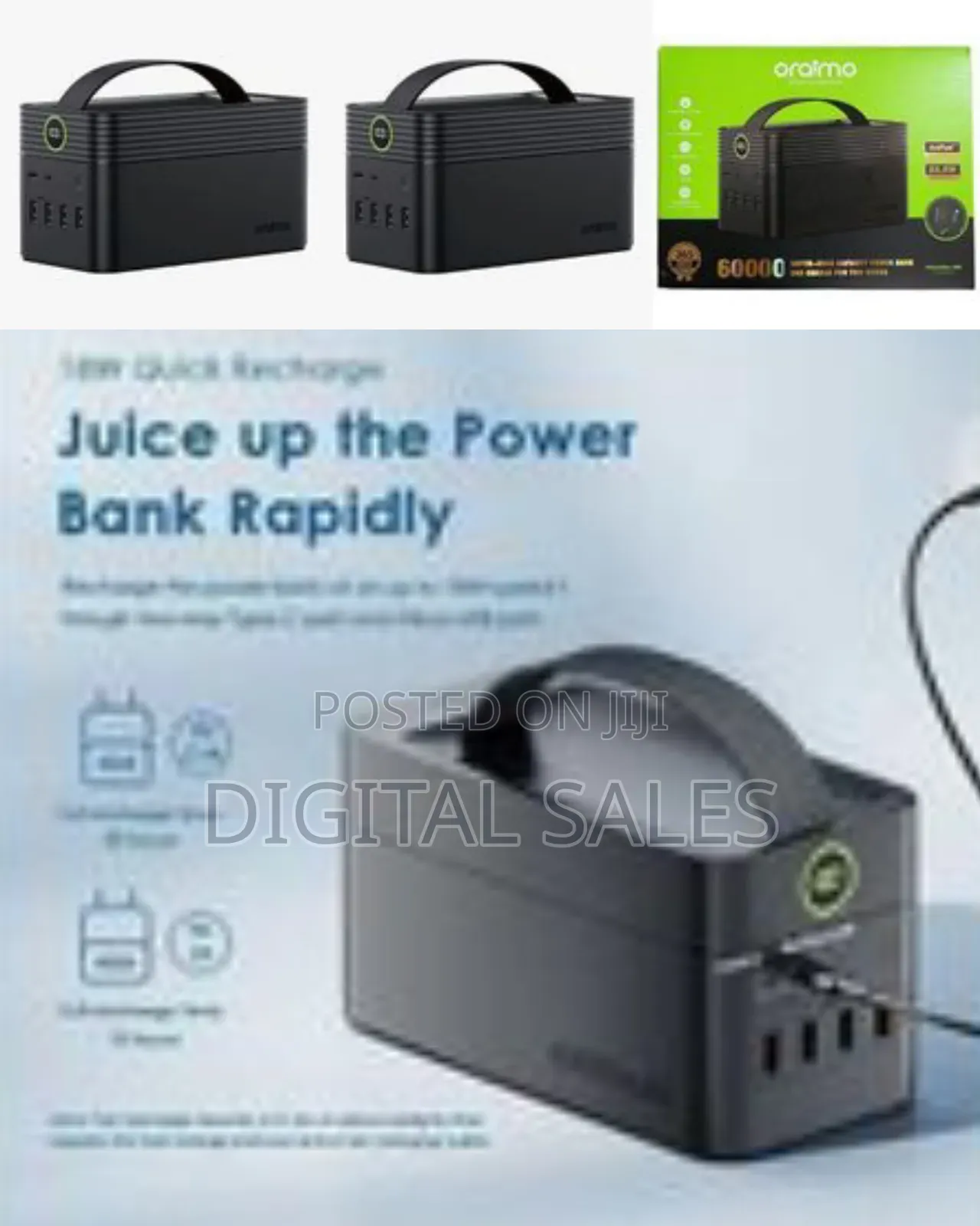 60000mah Oraimo Powerbank