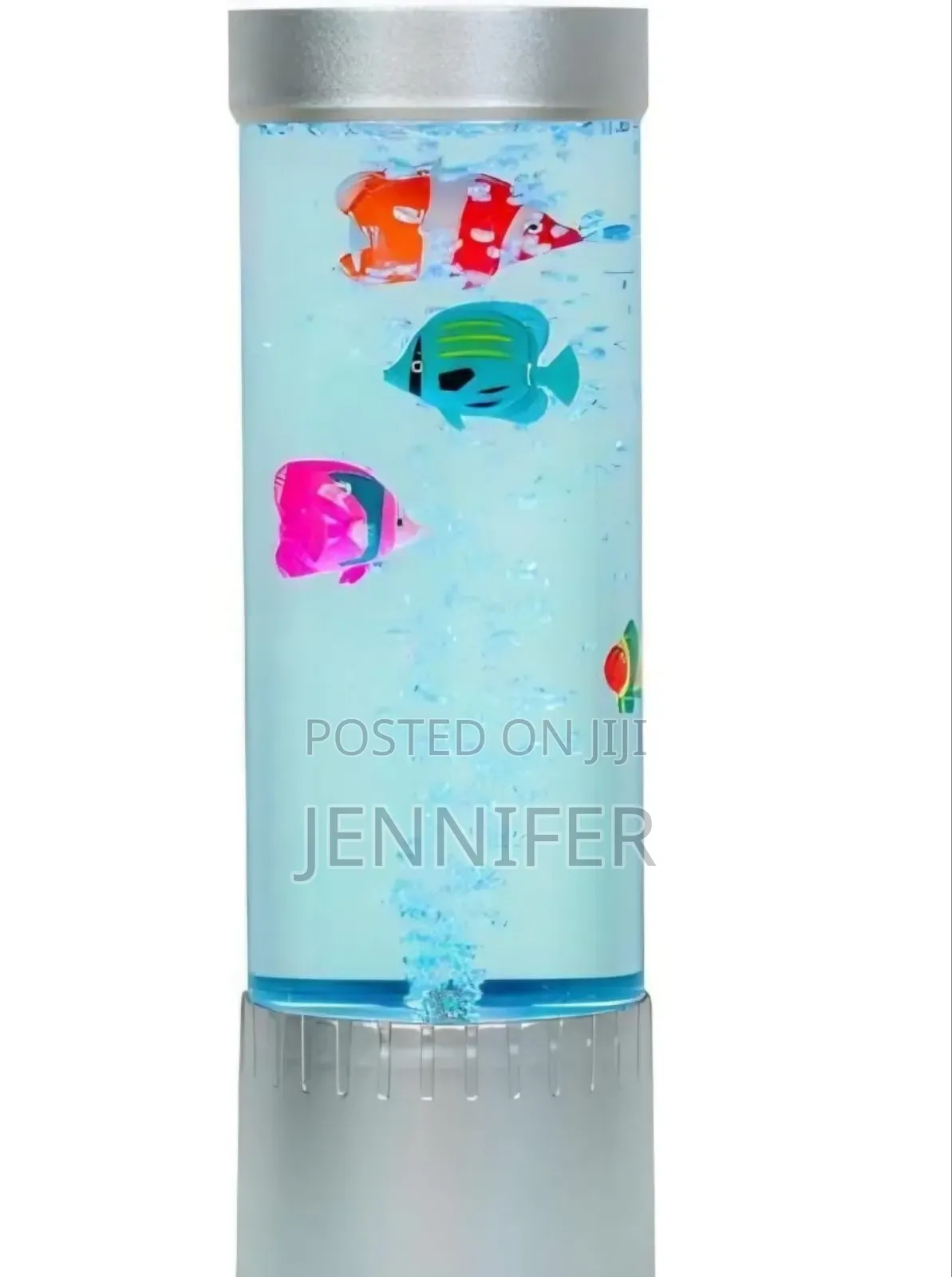 Bubble Tower Fish Lamp Bedside