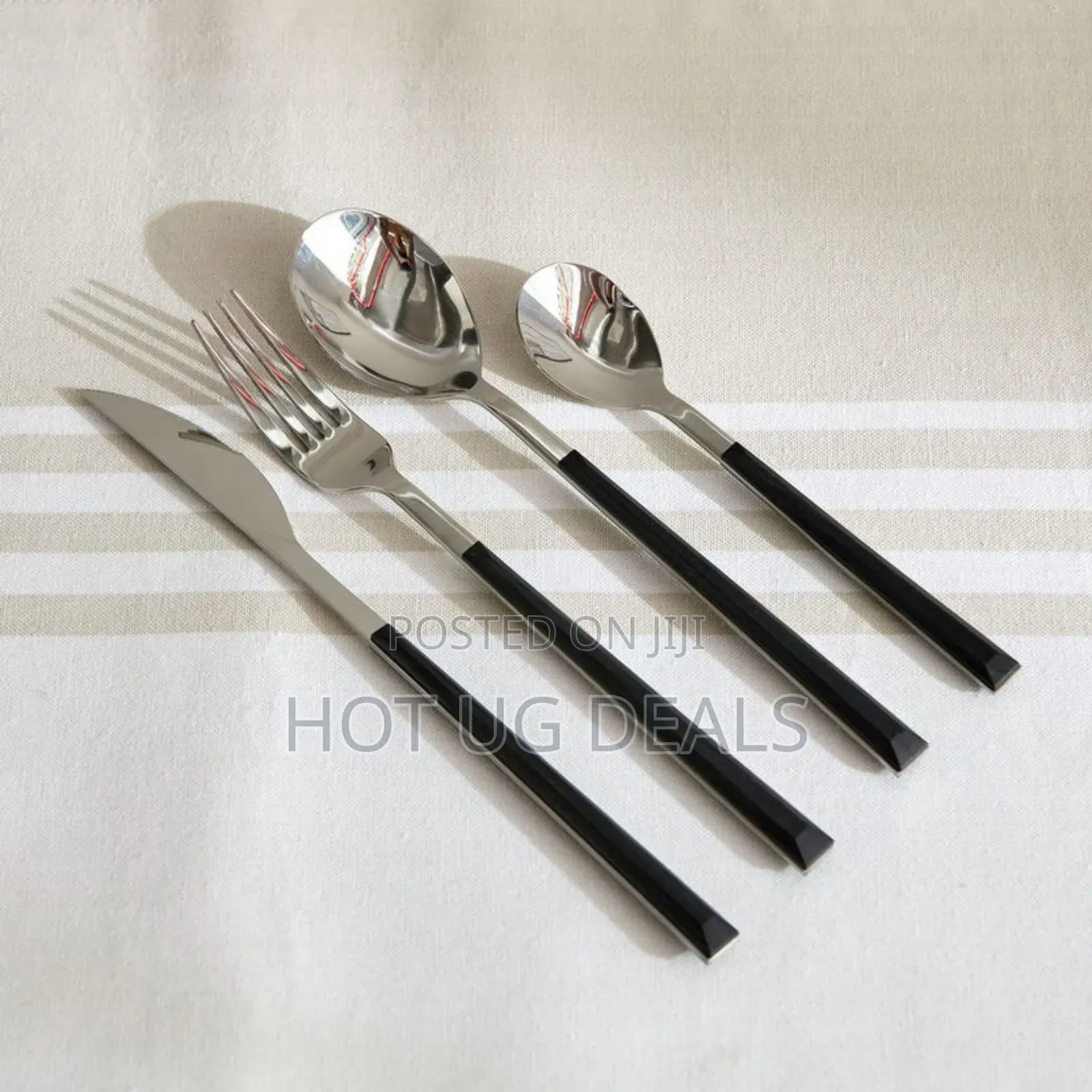 24 Pieces Set Of Teaspoon, Folks, Table Knives Spoons