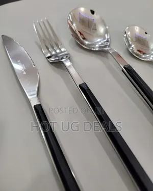 24 Pieces Set Of Teaspoon, Folks, Table Knives Spoons