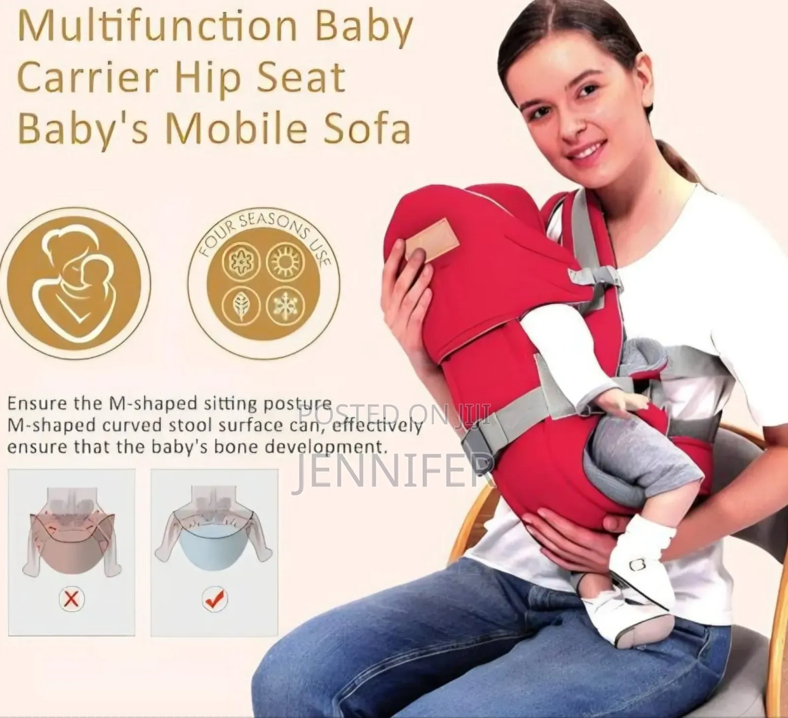 Multifunctional Large Baby Carrier