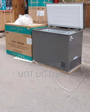 Hisense 400l / 400 Litres Chest Freezer Fc-40dt4sb1 - Silver Grey