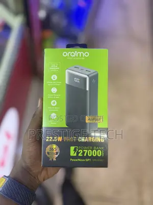 Oraimo 27000mah Power Bank | Power Nova 22.5w Charging | Smart Display