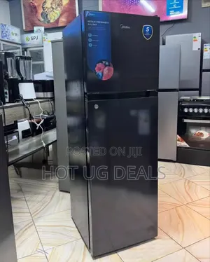 Midea 294l Fridge, (204l Net) Double Door Top Freezer Refrigerator