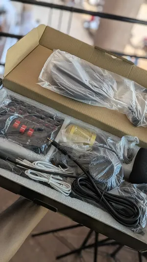V8s Sound Card Set With Condenser Microphone