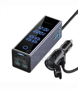 Powerology 2ac Universal 300w Socket Car Power Inverter Pd 36w
