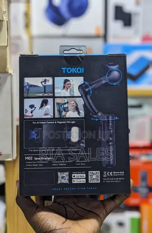 M02 3-Axis Handheld Gimbal Stabilizer Selfie Tripod,Detachable Remote