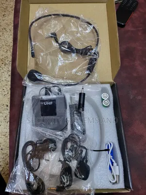 Wireless Head Microphone With 2 Collar Mics -Single Reciever