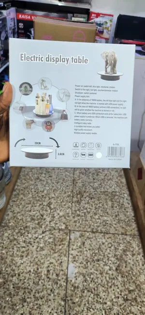Rotating Electric Display Stand