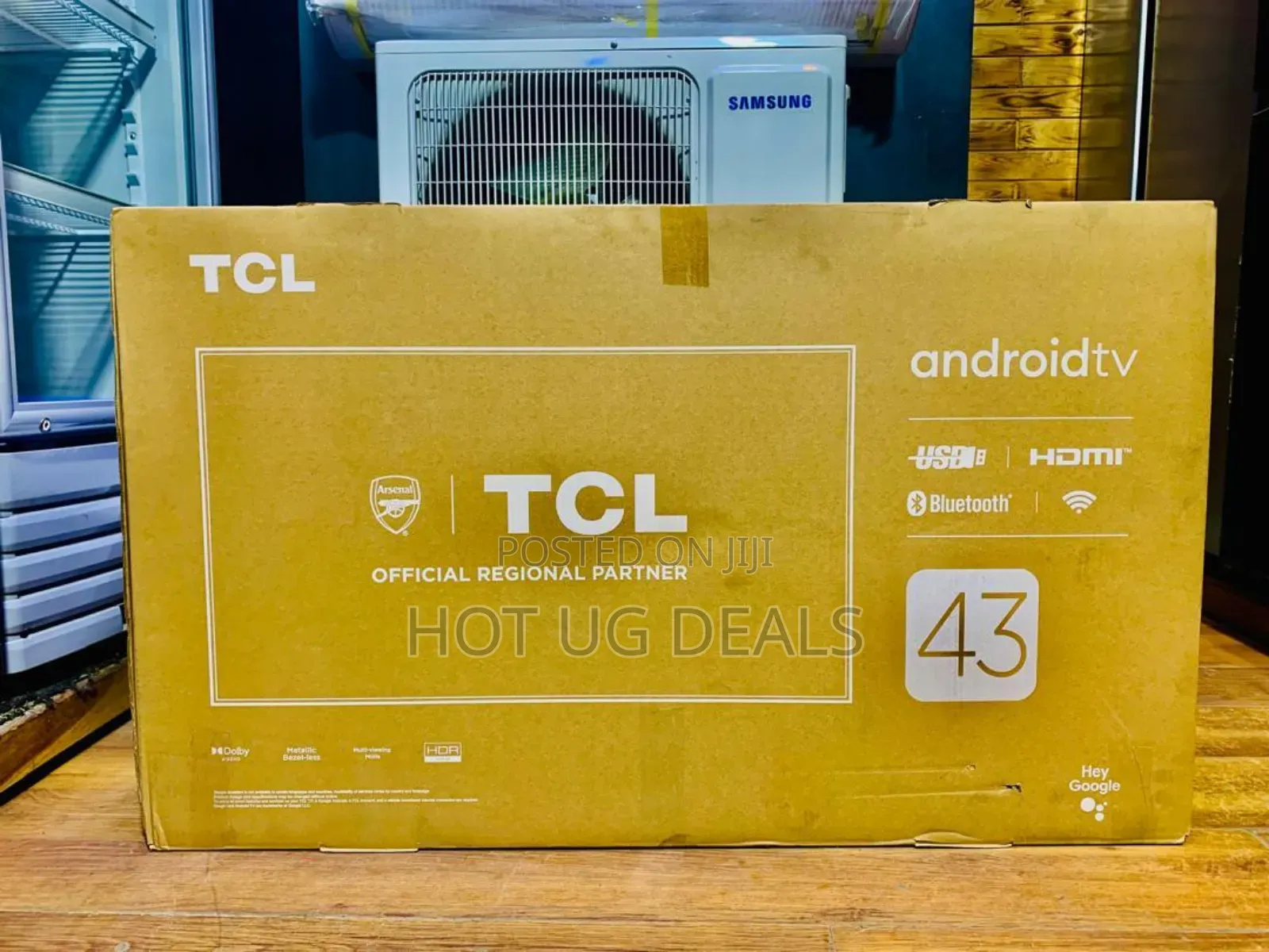 TCL 43-Inch Smart Android Tv With Bluetooth,Youtube,Netflix