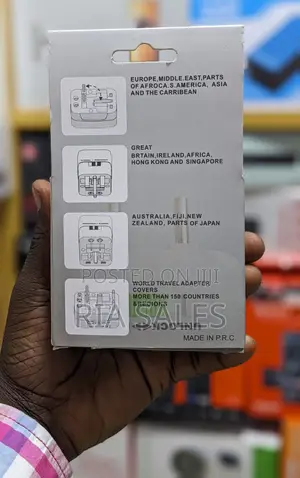 Universal Travel Adapter With 1000ma Usb