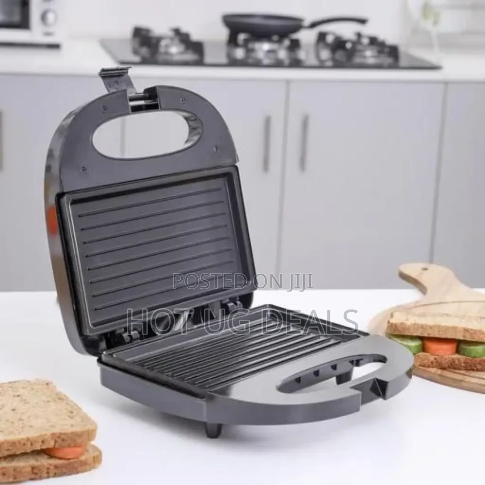 Hoffmans 1000w Electric Grill Maker - Black