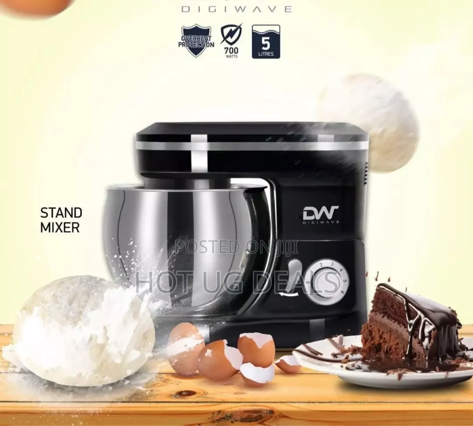Digiwave Stand Master Mixer 5 Litres 700w |