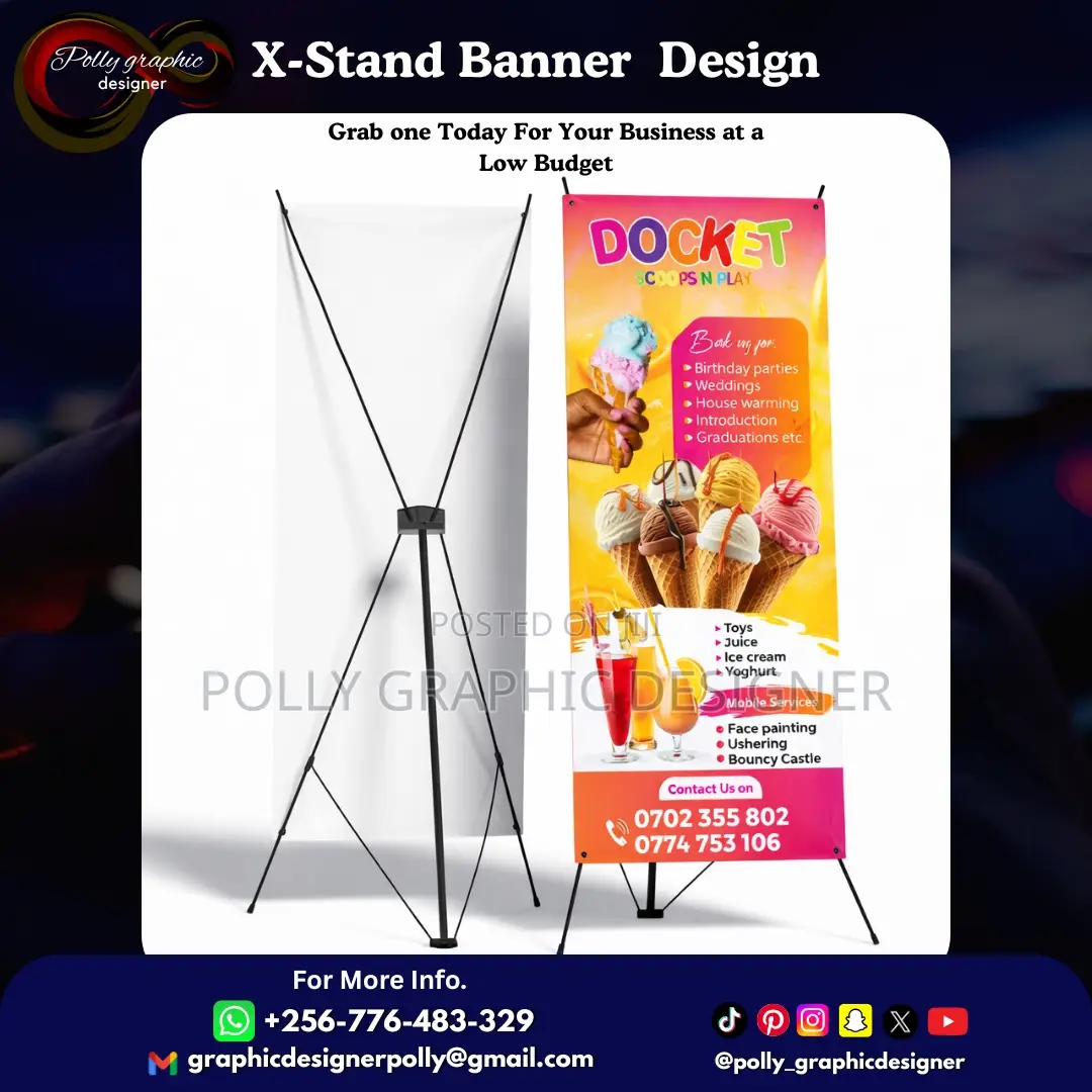 X Banner Stand Design