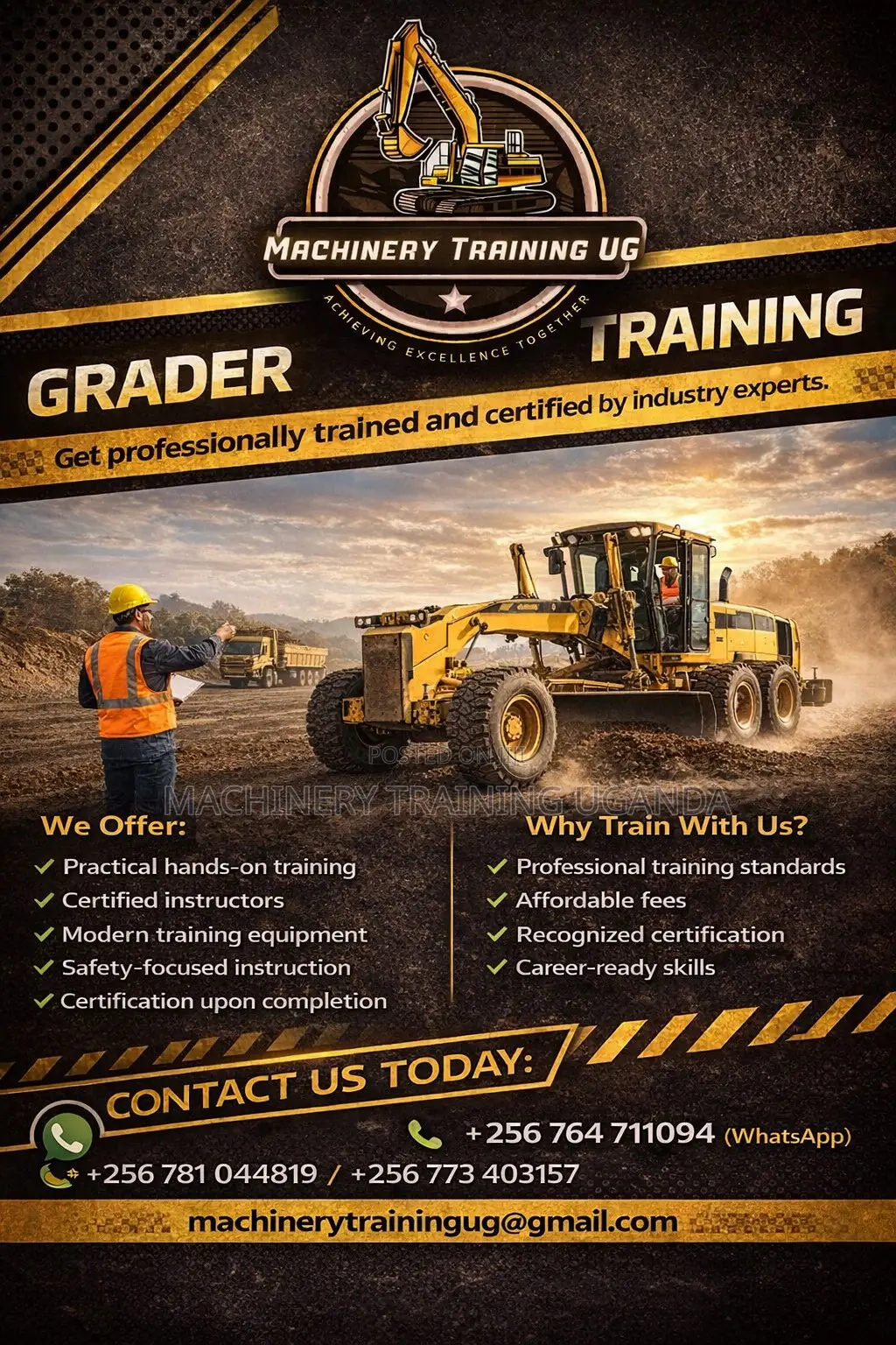 Grader Operator Training in Uganda