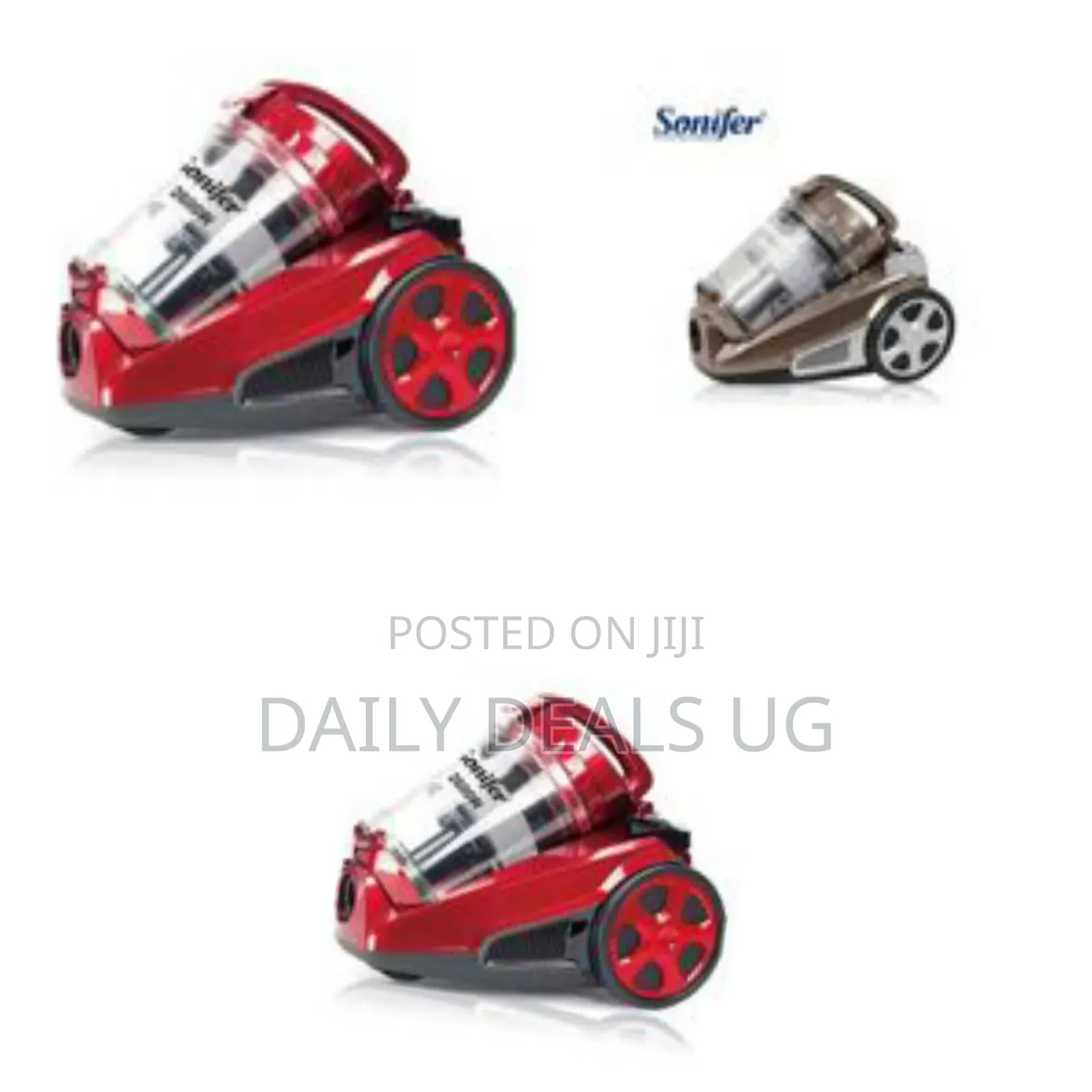 Sonifer Powerful Bagless Canister Vacuum Cleaner - Multicolor