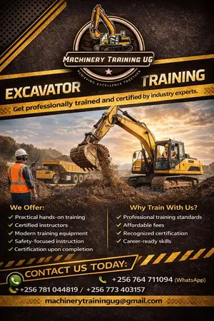 Excavator Operator Training In Uganda – Enrol Now