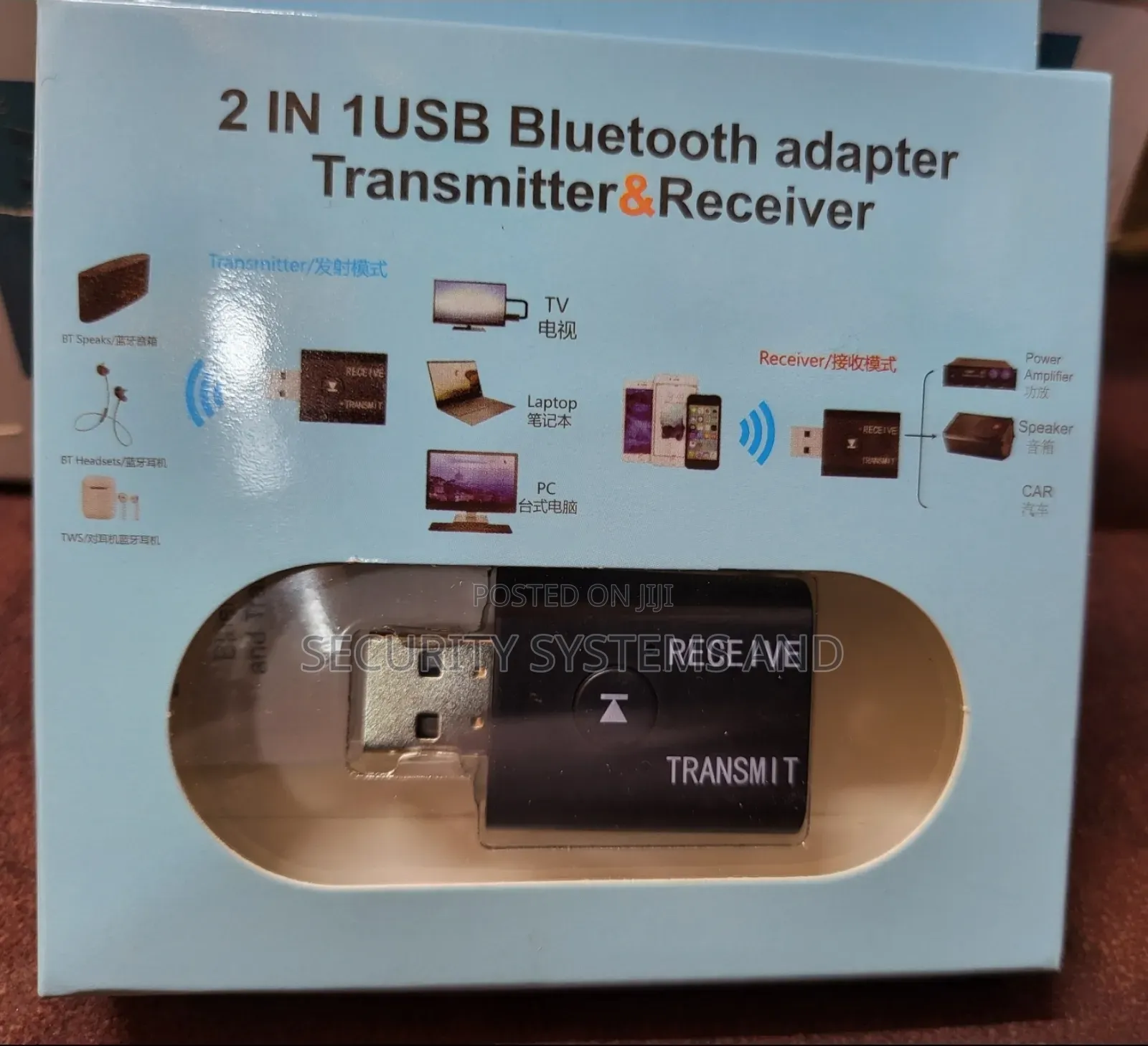 Wireless Bluetooth Audio Transmitter and Reciever